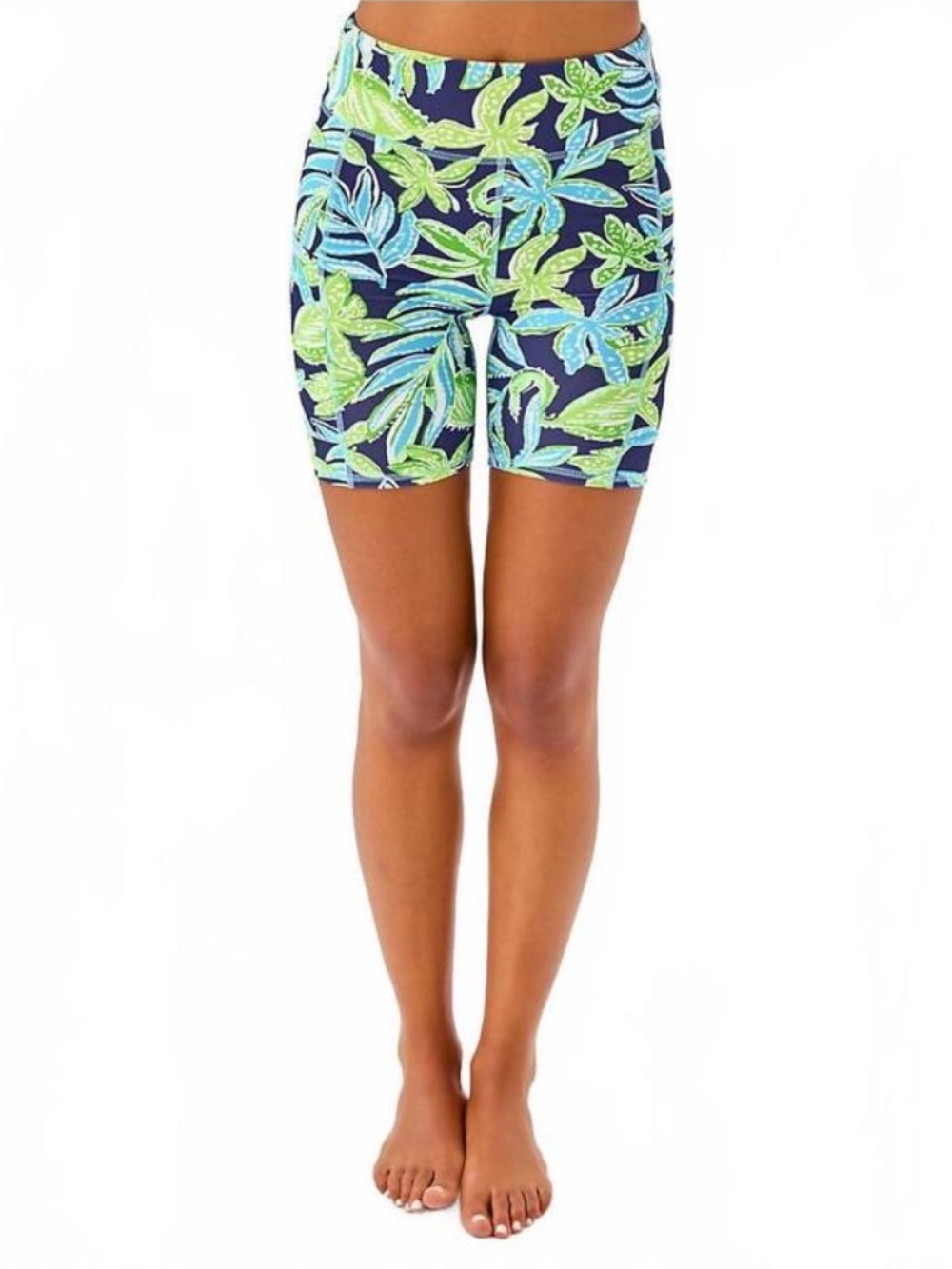 Lilly Pulitzer Luxletic UPF 50+ Weekender High Rise 5" Bike Shorts-Women Small